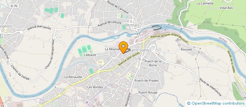 localisation de l'entreprise MONSIEUR MICHAEL NIEDDU  SAUSSENAC