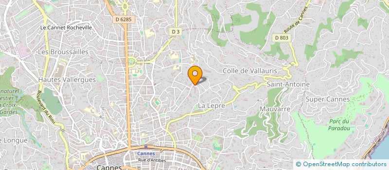 localisation de l'entreprise MONSIEUR MICHAEL NOCERA à CANNES