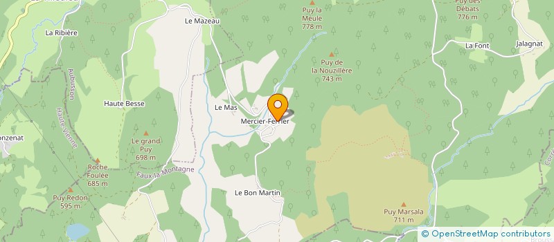 localisation de l'entreprise MONSIEUR MICHAEL NORDBERG à FAUX LA MONTAGNE