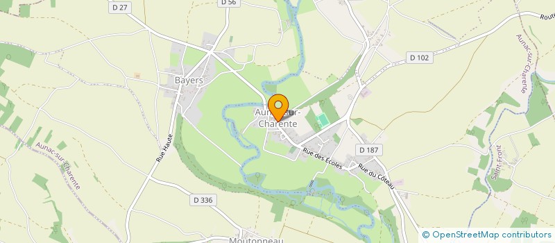 localisation de l'entreprise MONSIEUR MICHAEL NORMAN  AUNAC-SUR-CHARENTE