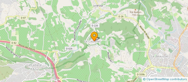 localisation de l'entreprise MONSIEUR MICHAEL NOTO à LE CASTELLET