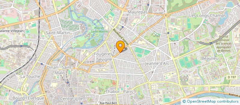 localisation de l'entreprise MONSIEUR MICHAEL O'BRIEN à RENNES
