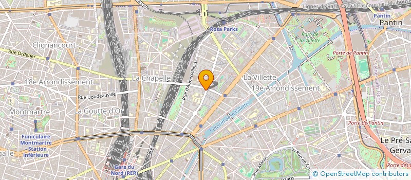 localisation de l'entreprise MONSIEUR MICHAEL OGNAYA  PARIS