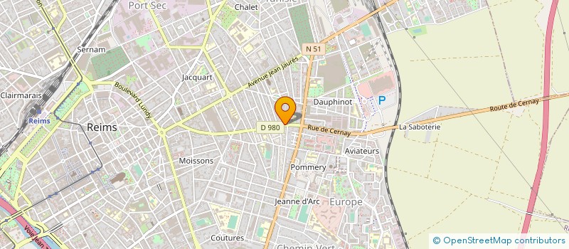 localisation de l'entreprise MONSIEUR MICHAEL OLIVIER  REIMS