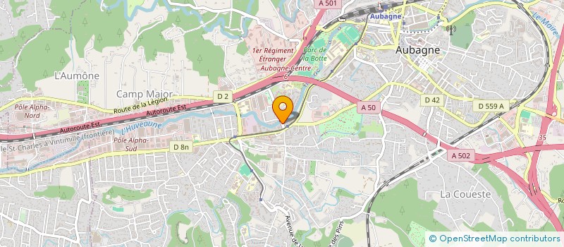 localisation de l'entreprise MONSIEUR MICHAEL ORTU  AUBAGNE