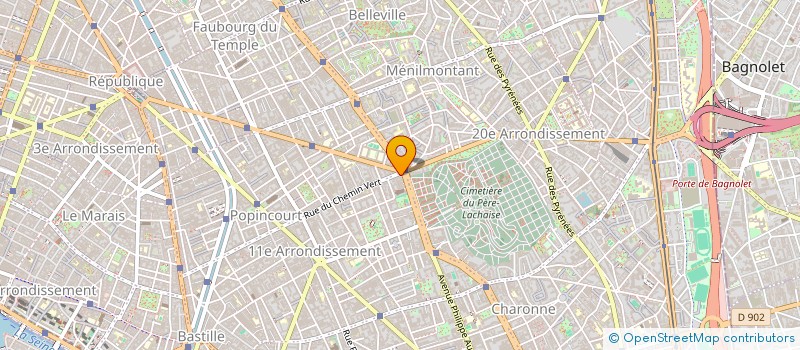 localisation de l'entreprise MONSIEUR MICHAEL OSADEBE à PARIS