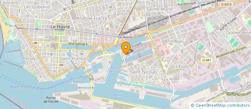 localisation de l'entreprise MONSIEUR MICHAEL OSSOMBA ATANGANA  LE HAVRE