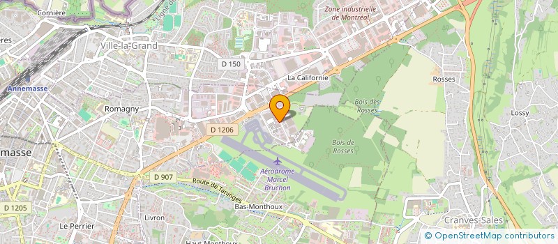 localisation de l'entreprise MONSIEUR MICHAEL OUADAH--LAGEISTE  ANNEMASSE