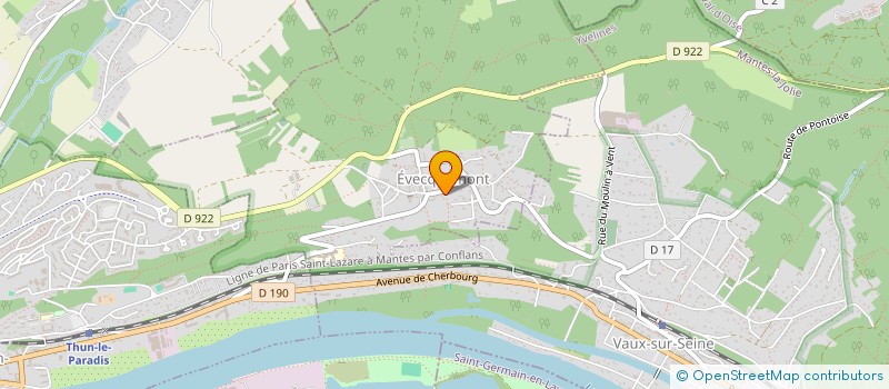 localisation de l'entreprise MONSIEUR MICHAEL PAIN  EVECQUEMONT