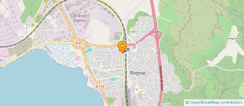 localisation de l'entreprise MONSIEUR MICHAEL PALMIER  ROGNAC