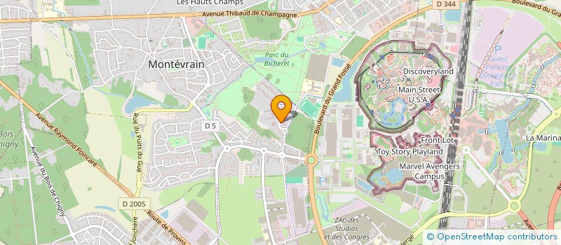 localisation de l'entreprise MONSIEUR MICHAEL PANNEAU  CHANTELOUP-EN-BRIE