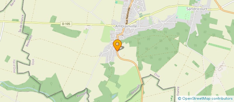 localisation de l'entreprise MONSIEUR MICHAEL PAPAZIAN  AMBLAINVILLE