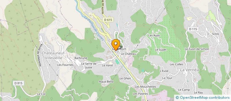 localisation de l'entreprise MONSIEUR MICHAEL PARIAT  CONTES