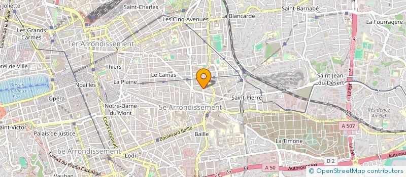 localisation de l'entreprise MONSIEUR MICHAEL PASIMIO à MARSEILLE