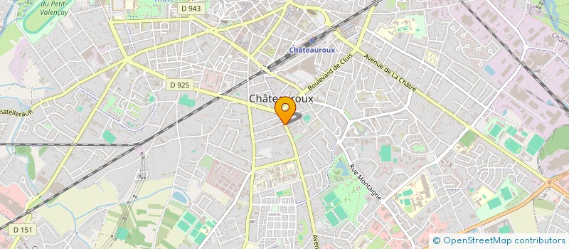 localisation de l'entreprise MONSIEUR MICHAEL PASTOR à CHATEAUROUX