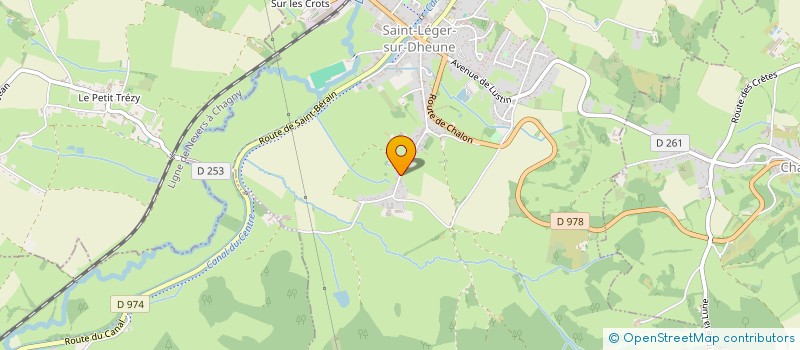 localisation de l'entreprise MONSIEUR MICHAEL PATTISON  SAINT-LEGER-SUR-DHEUNE