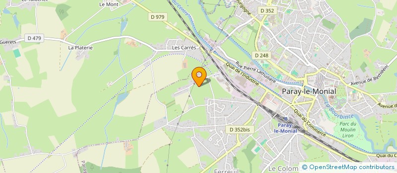 localisation de l'entreprise MONSIEUR MICHAEL PAUTET  PARAY-LE-MONIAL