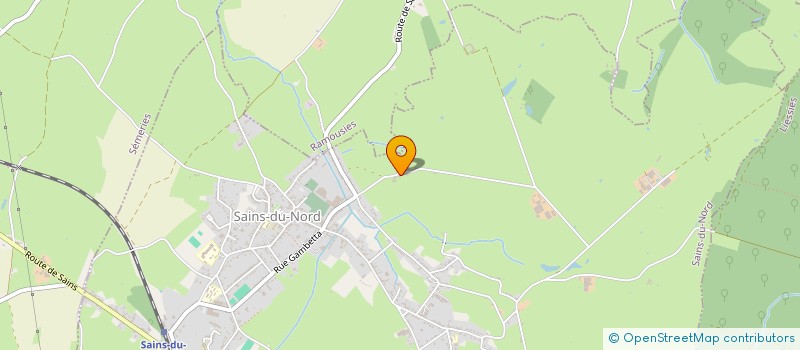 localisation de l'entreprise MONSIEUR MICHAEL PAVOT  SAINS-DU-NORD