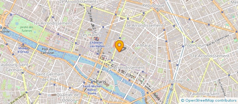 localisation de l'entreprise MONSIEUR MICHAEL PECOT à PARIS