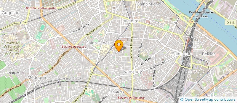 localisation de l'entreprise MONSIEUR MICHAEL PEDRO  BORDEAUX