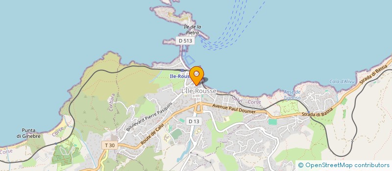 localisation de l'entreprise MONSIEUR MICHAEL PEDROSA  L'ILE-ROUSSE