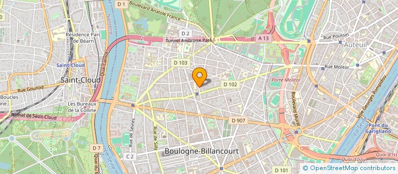 localisation de l'entreprise MONSIEUR MICHAEL PEREIRA GONCALVES à BOULOGNE-BILLANCOURT