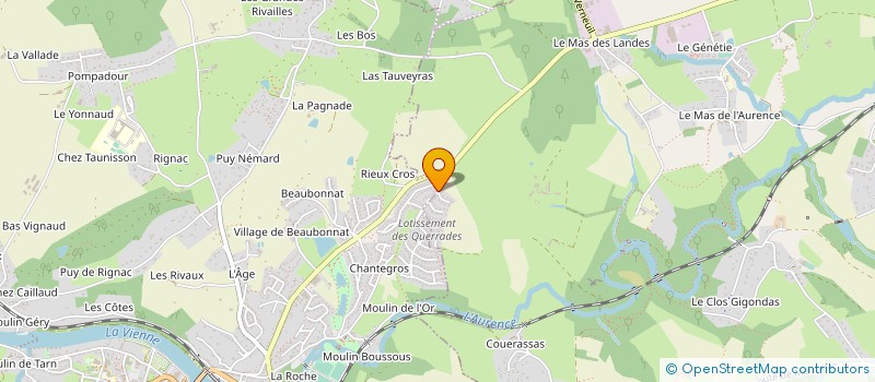 localisation de l'entreprise MONSIEUR MICHAEL PERONNAUD à AIXE-SUR-VIENNE