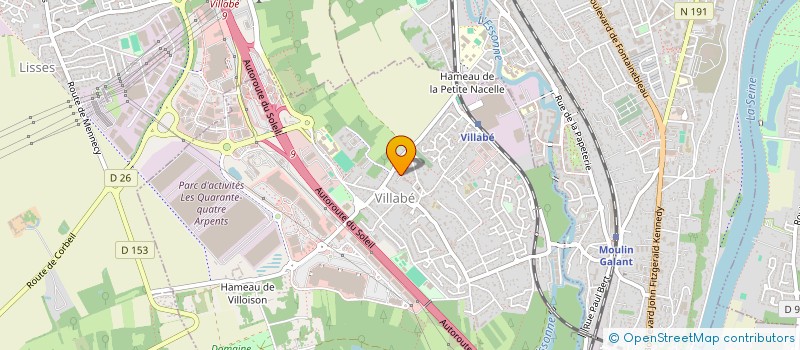 localisation de l'entreprise MONSIEUR MICHAEL PEROT  VILLABE