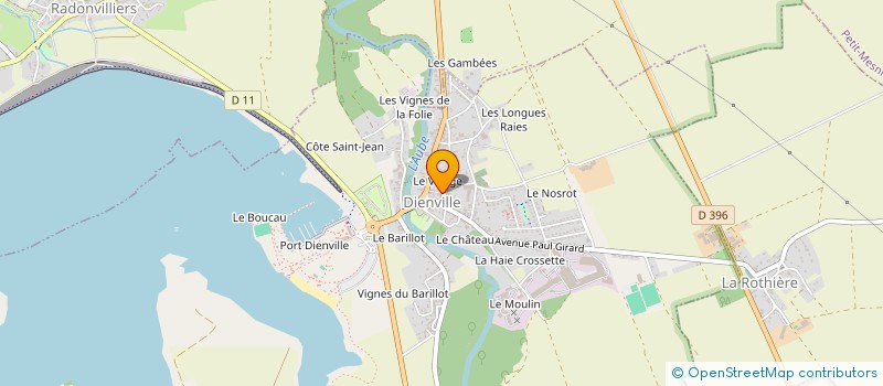 localisation de l'entreprise MONSIEUR MICHAEL PERRIN  DIENVILLE