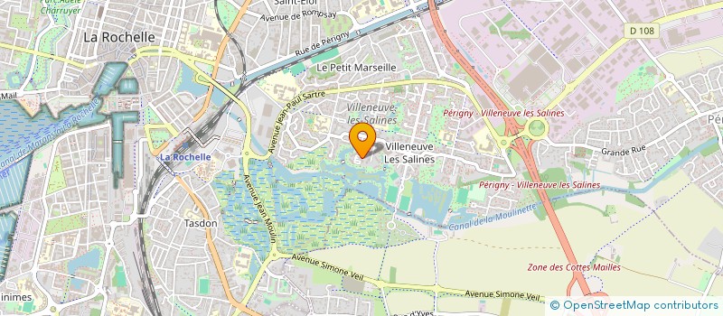 localisation de l'entreprise MONSIEUR MICHAEL PERRINAUD  LA ROCHELLE