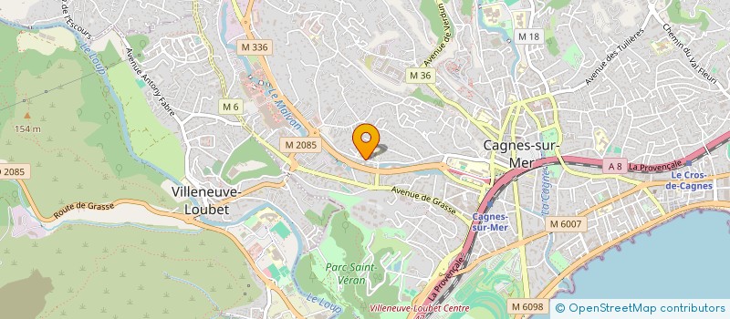 localisation de l'entreprise MONSIEUR MICHAEL PERSCH à CAGNES-SUR-MER