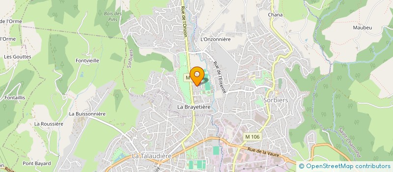 localisation de l'entreprise MONSIEUR MICHAEL PETIT  SORBIERS