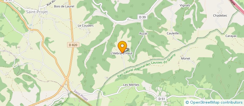 localisation de l'entreprise MONSIEUR MICHAEL PHILPOTT à PAYRIGNAC