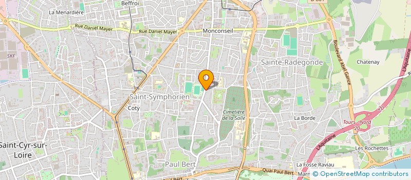 localisation de l'entreprise MONSIEUR MICHAEL PICOU  TOURS