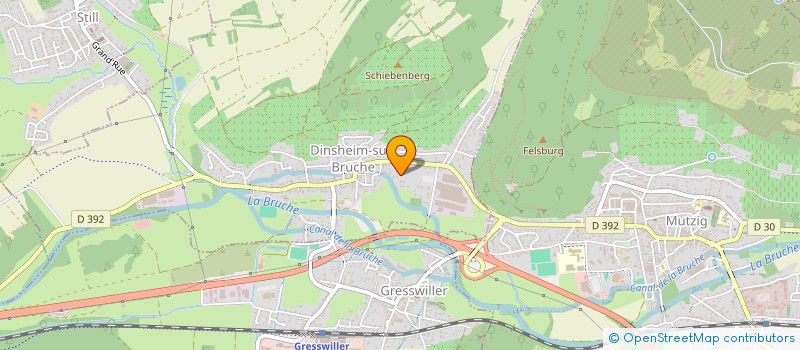 localisation de l'entreprise MONSIEUR MICHAEL PIERI  DINSHEIM-SUR-BRUCHE