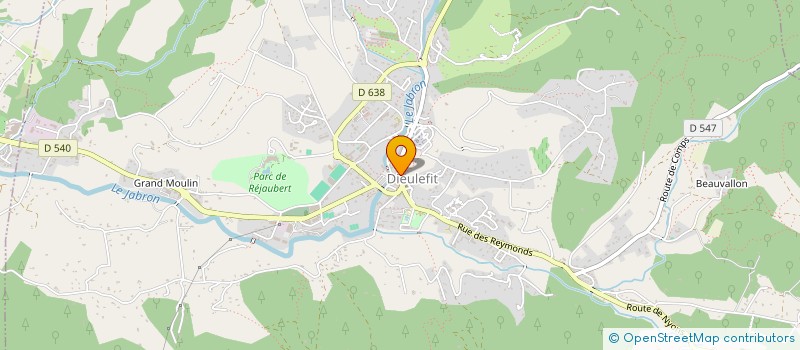 localisation de l'entreprise MONSIEUR MICHAEL PIERRE HENRI SAINTMARTIN  DIEULEFIT