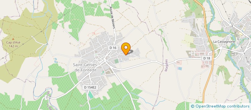 localisation de l'entreprise MONSIEUR MICHAEL PILBEAM  SAINT-GENIES-DE-FONTEDIT