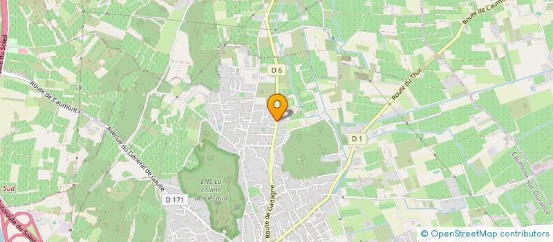 localisation de l'entreprise MONSIEUR MICHAEL PINEDA  CAUMONT-SUR-DURANCE