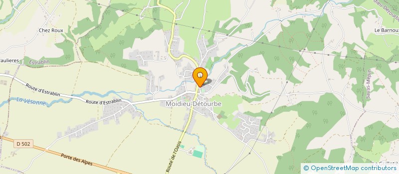 localisation de l'entreprise MONSIEUR MICHAEL PISANI  MOIDIEU-DETOURBE