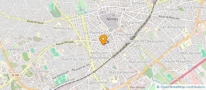 localisation de l'entreprise MONSIEUR MICHAEL PLAIDEAU à NIMES