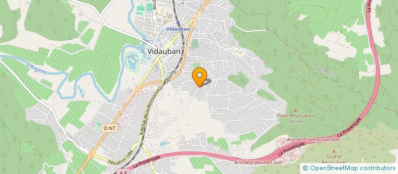 localisation de l'entreprise MONSIEUR MICHAEL PLOTALA  VIDAUBAN