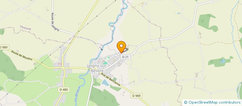 localisation de l'entreprise MONSIEUR MICHAEL PLOTON  JALIGNY-SUR-BESBRE