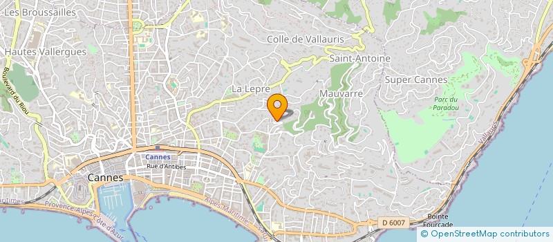 localisation de l'entreprise MONSIEUR MICHAEL POINT à CANNES