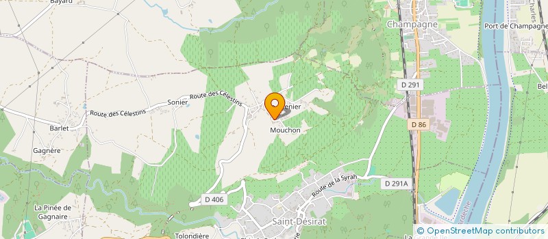 localisation de l'entreprise MONSIEUR MICHAEL POINT  SAINT-DESIRAT