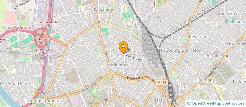 localisation de l'entreprise MONSIEUR MICHAEL PONS  TOULOUSE