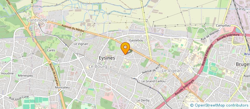 localisation de l'entreprise MONSIEUR MICHAEL PORTILLO  EYSINES