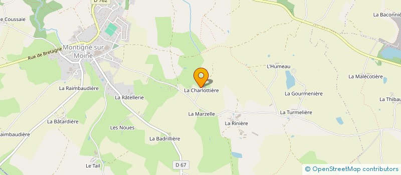 localisation de l'entreprise MONSIEUR MICHAEL POUPLARD à SEVREMOINE