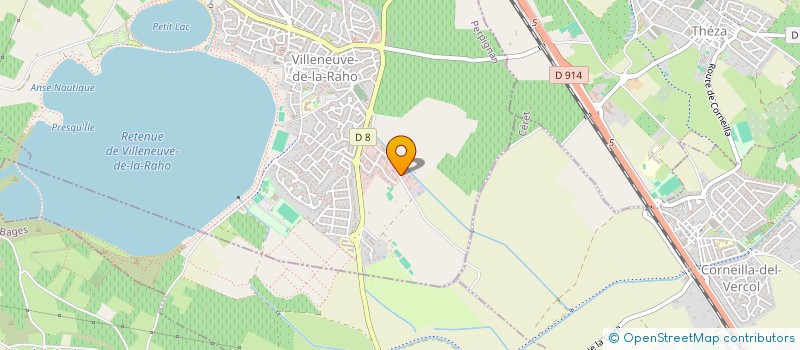 localisation de l'entreprise MONSIEUR MICHAEL POURCHEZ  VILLENEUVE-DE-LA-RAHO