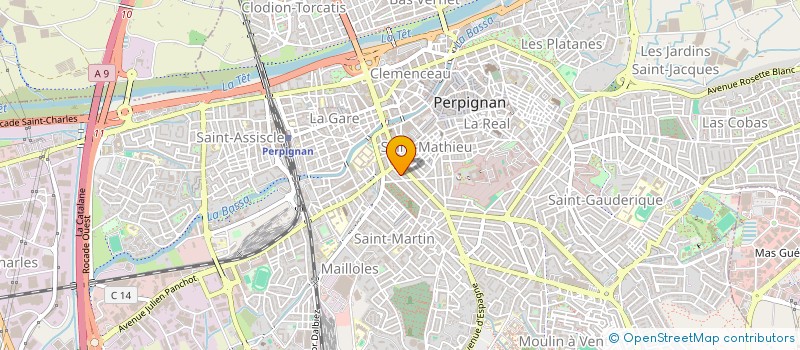 localisation de l'entreprise MONSIEUR MICHAEL PRIESTER  PERPIGNAN