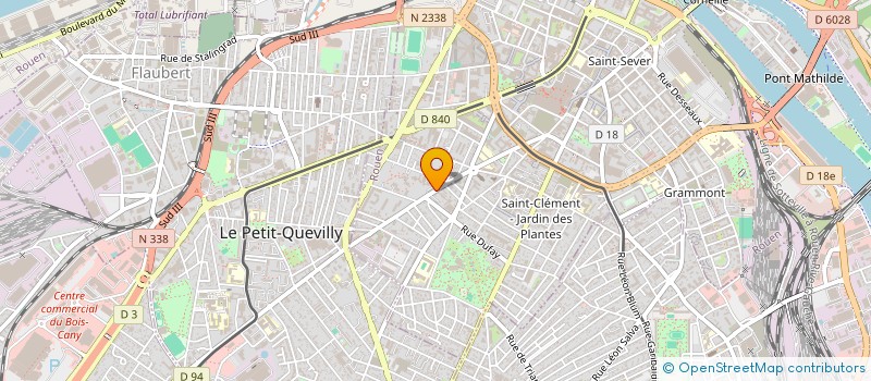 localisation de l'entreprise MONSIEUR MICHAEL QUEDEVILLE à ROUEN